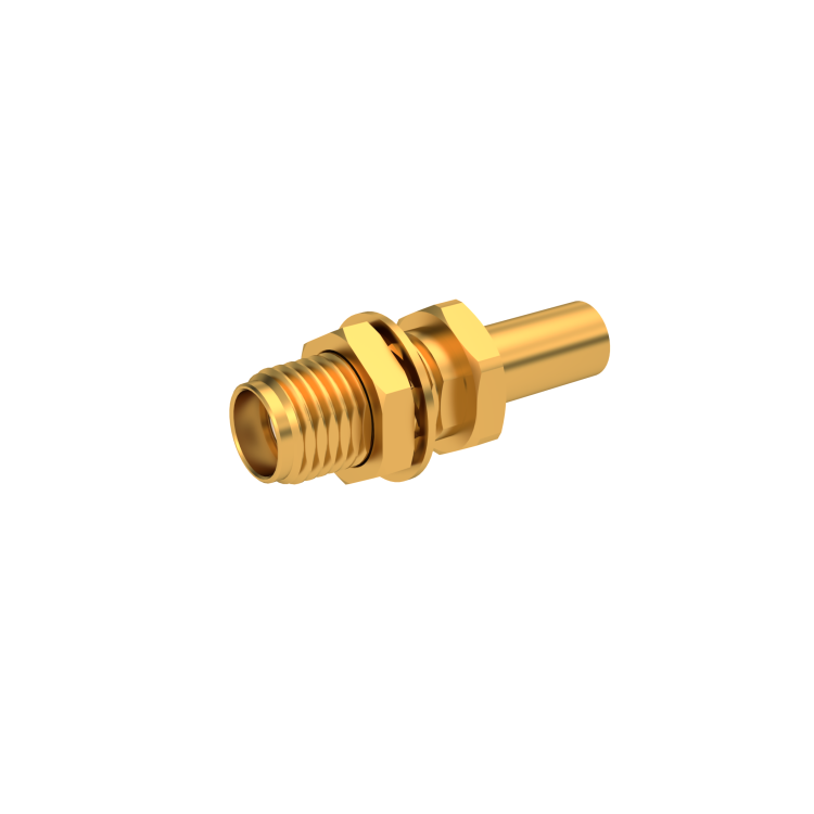 SMA / STRAIGHT BULKHEAD JACK FULL CRIMP-TYPE CABLE 2.6/50 D