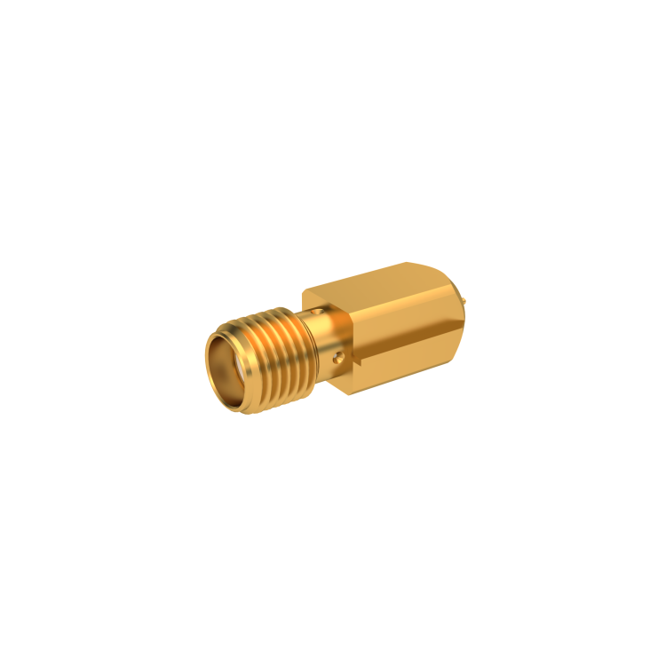SMA / STRAIGHT JACK RECEPTACLE FOR PCB SMT TYPE - EDGE CARD