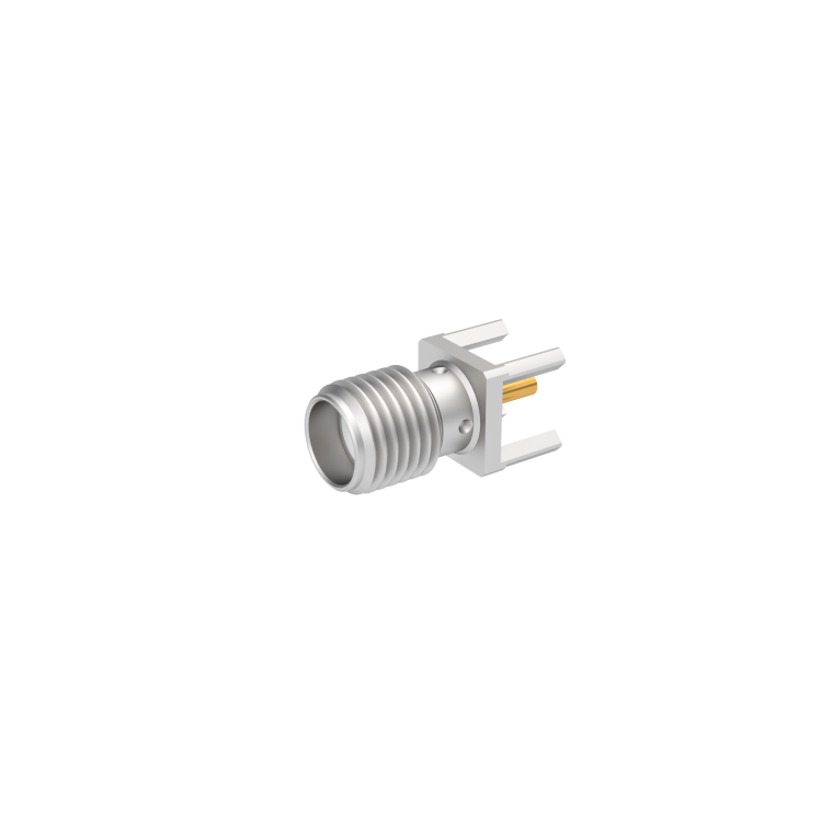 SMA / STRAIGHT JACK RECEPTACLE FOR PCB SOLDER LEGS