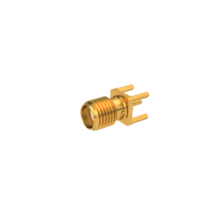 SMA / STRAIGHT JACK RECEPTACLE FOR PCB SOLDER LEGS
