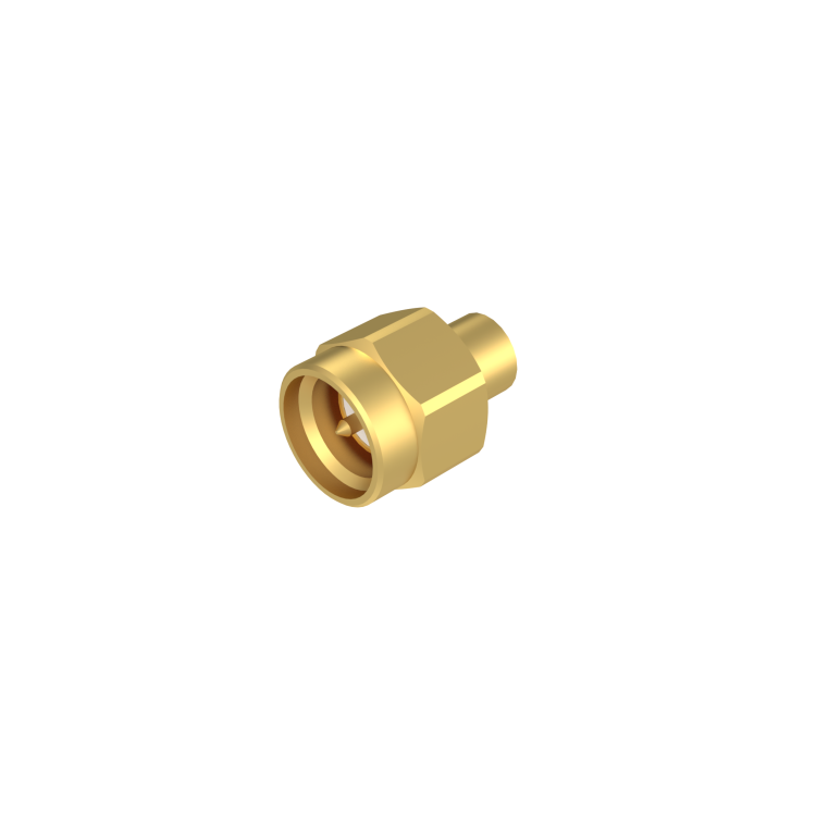 SMA / STRAIGHT PLUG SOLDER TYPE REMOVABLE CAP - CABLE .141