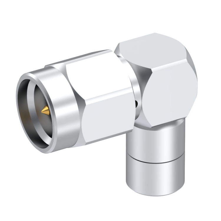 SMA / RIGHT ANGLE PLUG CRIMP TYPE CABLE .085