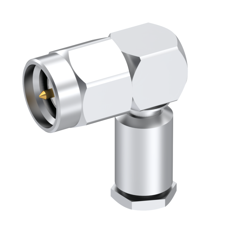 SMA / RIGHT ANGLE PLUG CLAMP TYPE CABLE 2.2/50 D