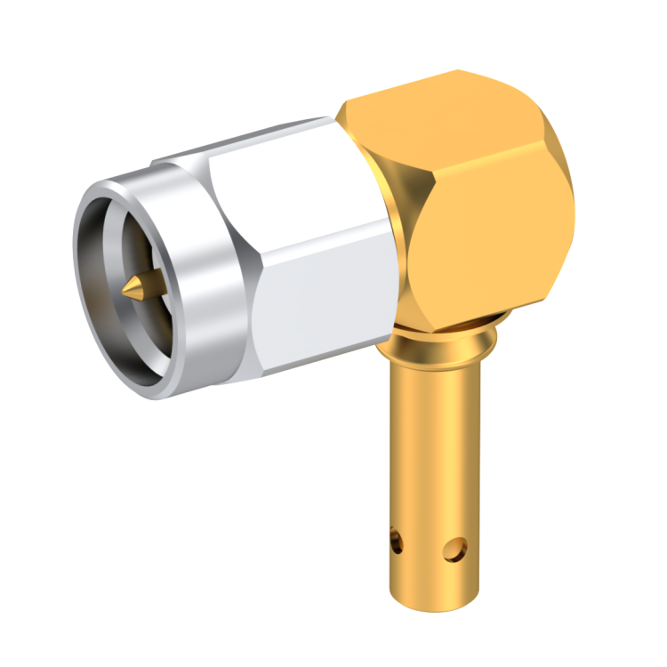 SMA / RIGHT ANGLE PLUG CRIMP TYPE CABLE 2/50 S