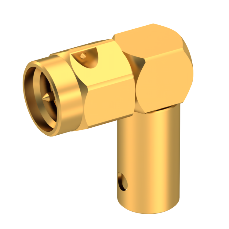 SMA / RIGHT ANGLE PLUG CRIMP TYPE CABLE 5/50 D