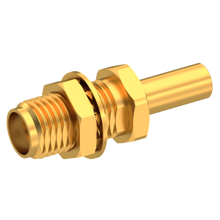 SMA / STRAIGHT BULKHEAD JACK FULL CRIMP TYPE CABLE 2.6/50 D