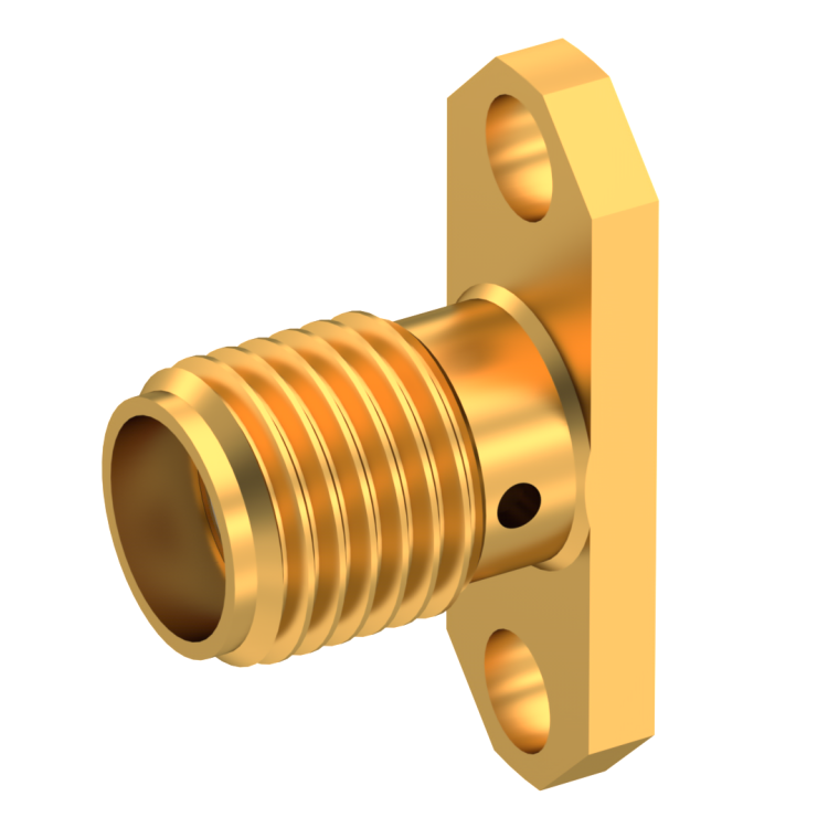 SMA / UNIVERSAL 2 HOLE FLANGE JACK RECEPTACLE
