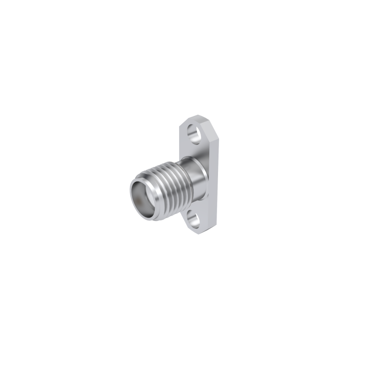 SMA / UNIVERSAL 2 HOLE FLANGE JACK RECEPTACLE FOR PIN 0.3MM