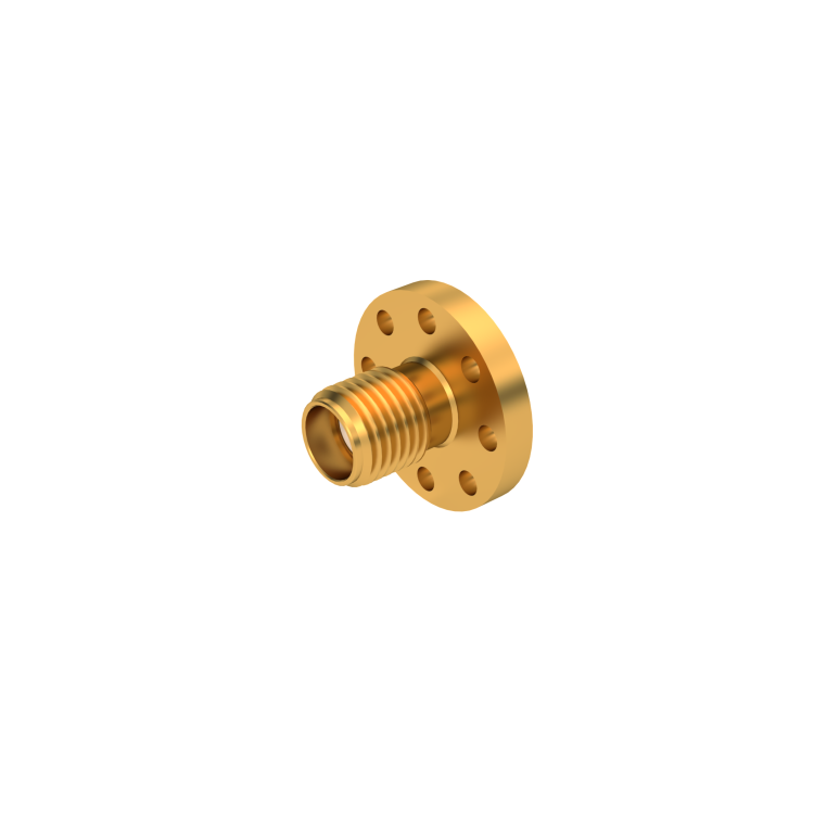 SMA / SPECIAL FLANGE JACK RECEPTACLE WITH SPECIAL CONTACT