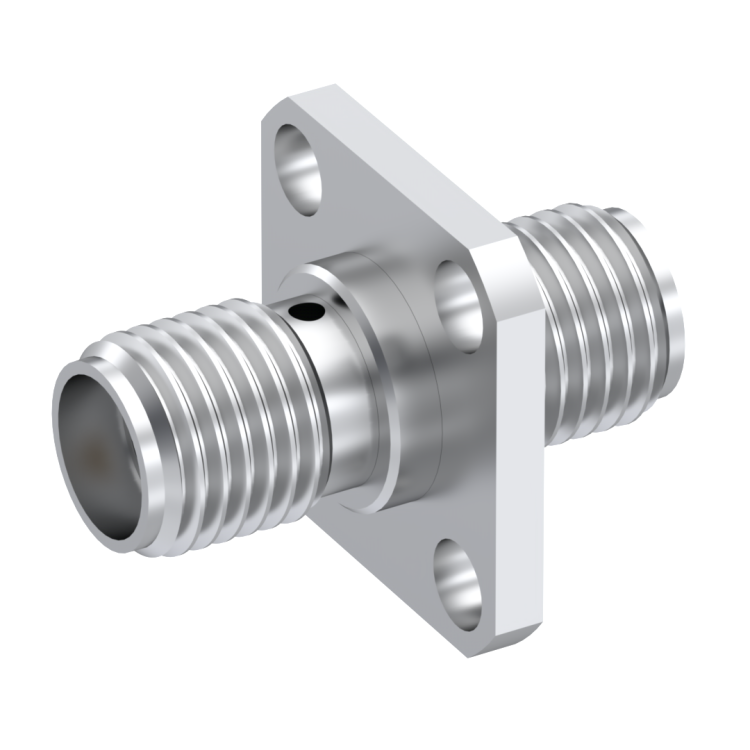 SMA / FEMALE-FEMALE SQUARE FLANGE ADAPTOR