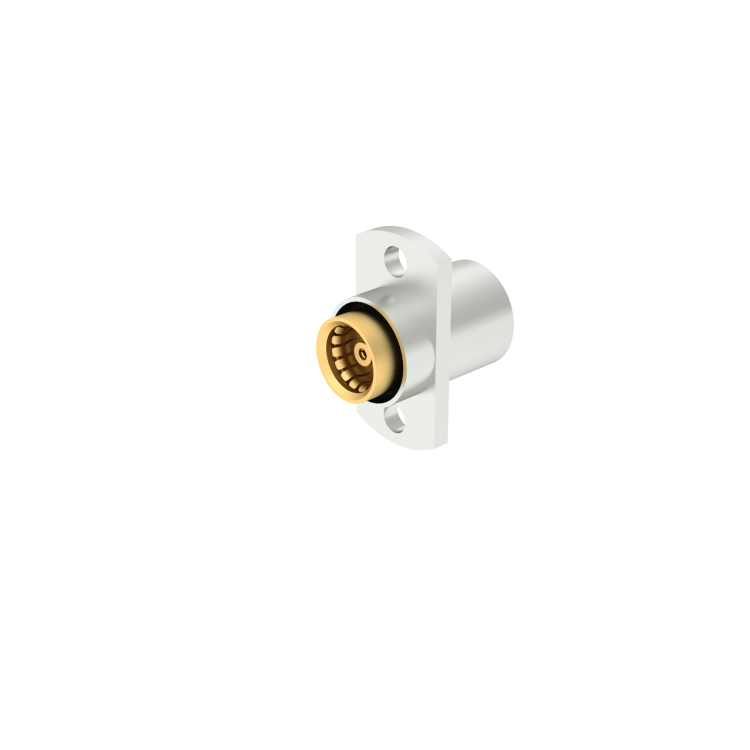 BMA / STRAIGHT 2 HOLE FLANGE FLOATING JACK SOLDER TYPE - CABLE .085