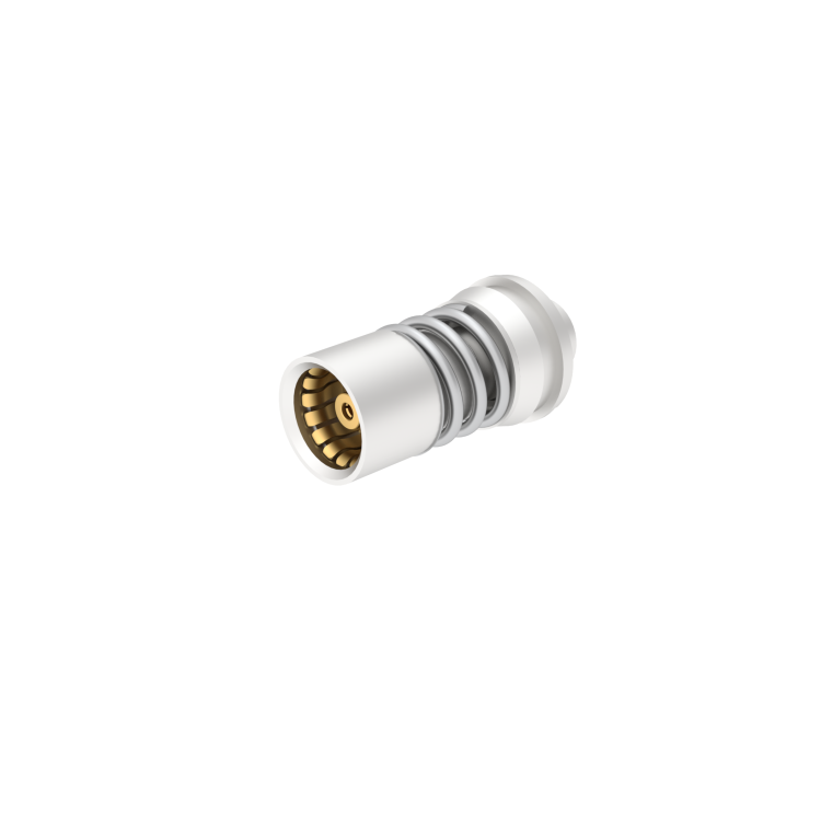BMA / RIGHT ANGLE 2 HOLE FLANGE FLOATING JACK SOLDER TYPE - CABLE .141