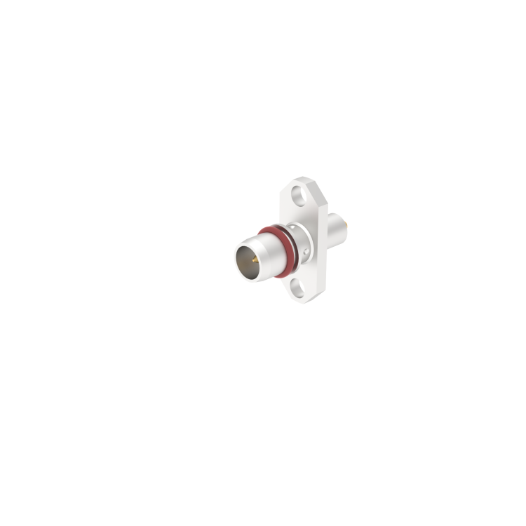BMA / 2 HOLE FLANGE PLUG RECEPTACLE WITH CYLINDRICAL CONTACT