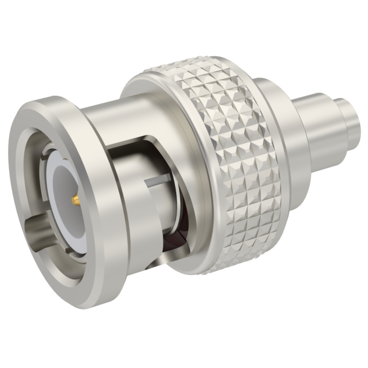 BNC / STRAIGHT PLUG INVERSED CRIMP TYPE CABLE 2/50