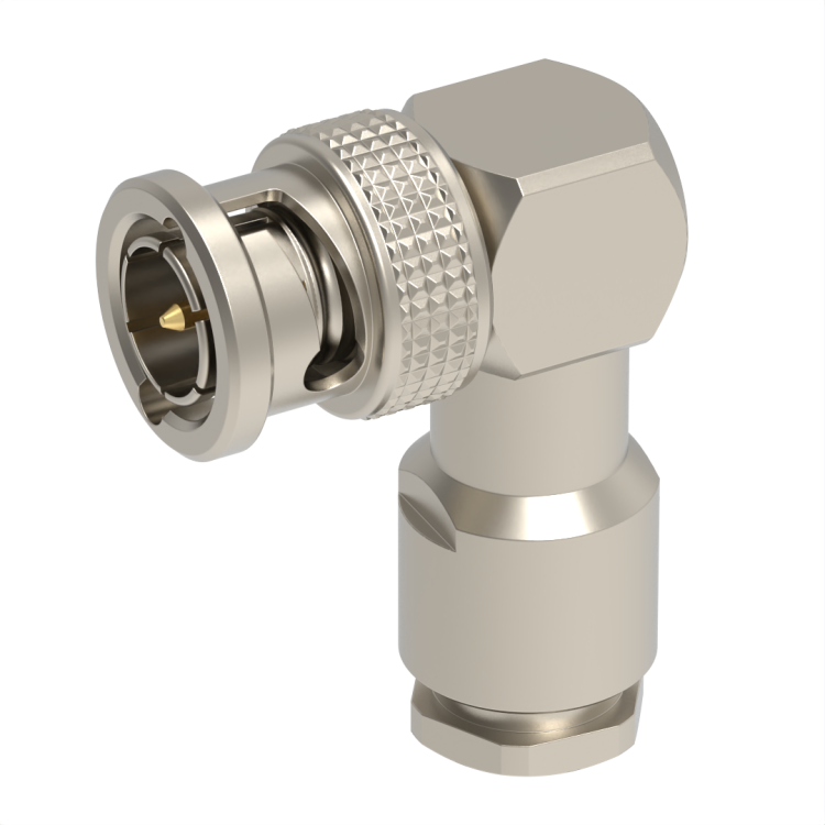 BNC / RIGHT ANGLE PLUG CLAMP TYPE CABLE 2.6/50+75