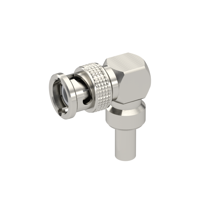 BNC / RIGHT ANGLE PLUG CRIMP TYPE CABLE 5/50 S