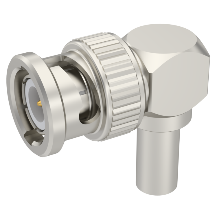 BNC / RIGHT ANGLE PLUG CRIMP TYPE CABLE 5/50 S