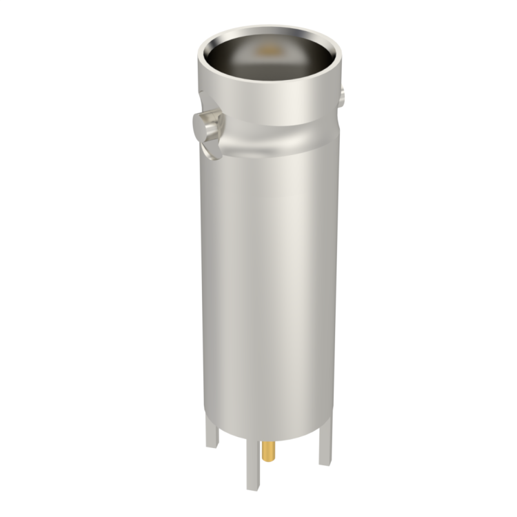 BNC / STRAIGHT JACK RECEPTACLE FOR PCB TIN SOLDER LEGS