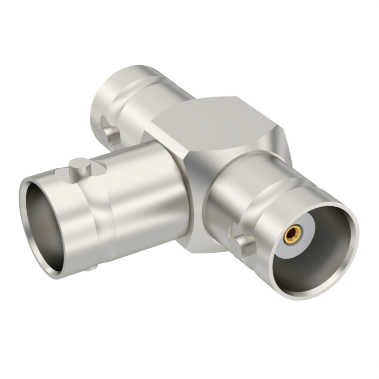 BNC / TEE FEMALE-FEMALE/FEMALE ADAPTER