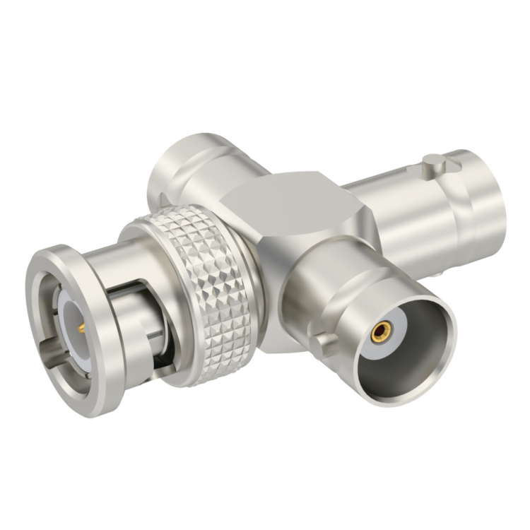 BNC / QUAD FEMALE-FEMALE/FEMALE-MALE ADAPTER