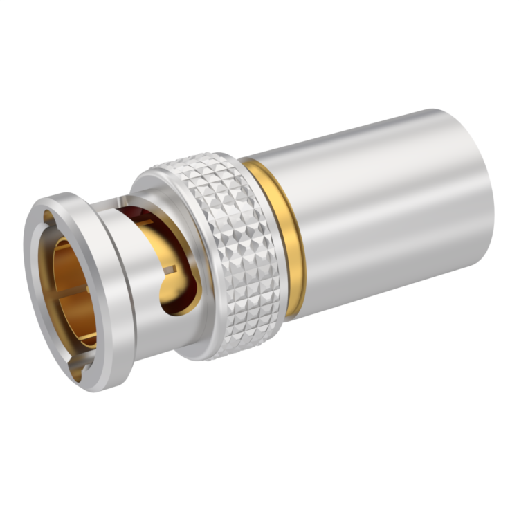 BNC 75 HDTV / STRAIGHT PLUG CRIMP TYPE CABLE 1.6/7.3