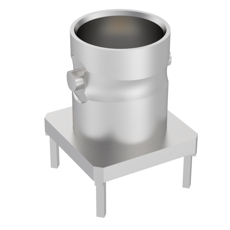 BNC / STRAIGHT RECEPTACLE FOR PCB -