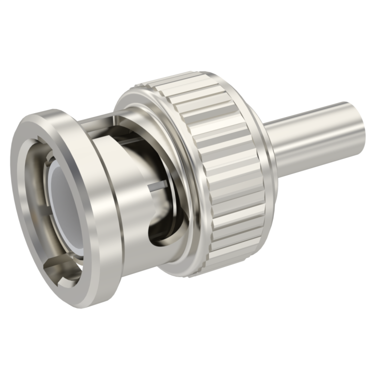 BNC / STRAIGHT PLUG CRIMP TYPE FOR CABLE 2.6/75 S