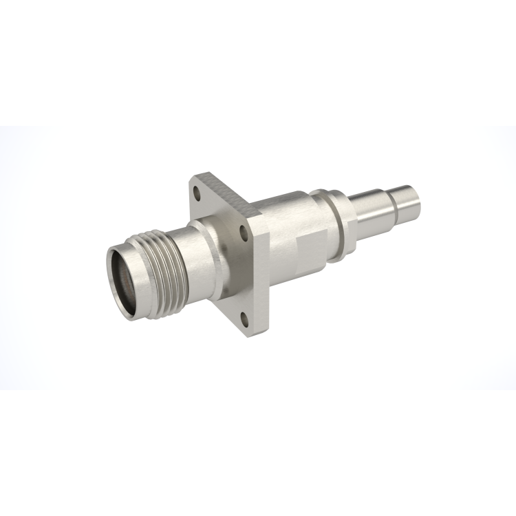 TNC / STRAIGHT SQUARE FLANGE JACK CRIMP TYPE - CABLE 4.13/50