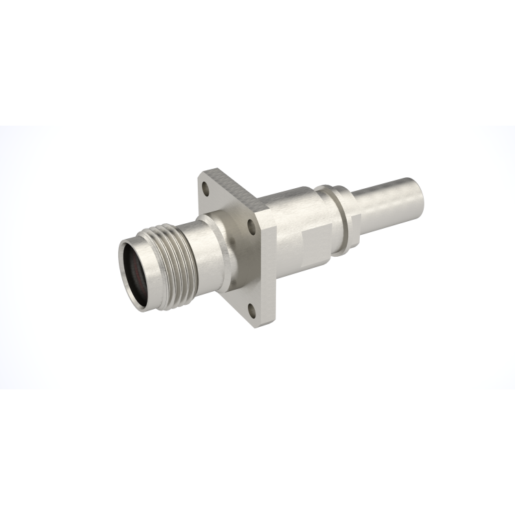 TNC / STRAIGHT SQUARE FLANGE JACK CRIMP TYPE - CABLE 5/50 D