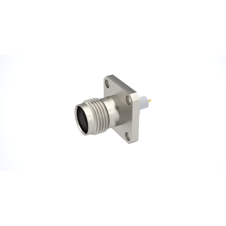 TNC / SQUARE FLANGE JACK RECEPTACLE FRONT MOUNTING PANEL AND INTERNAL SEAL