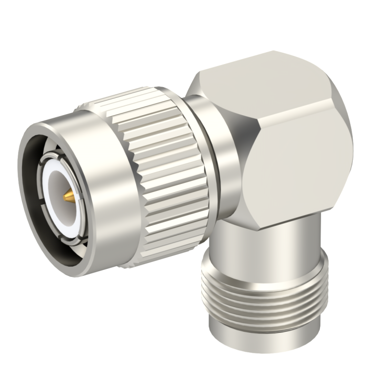 TNC / RIGHT ANGLE MALE-FEMALE ADAPTER