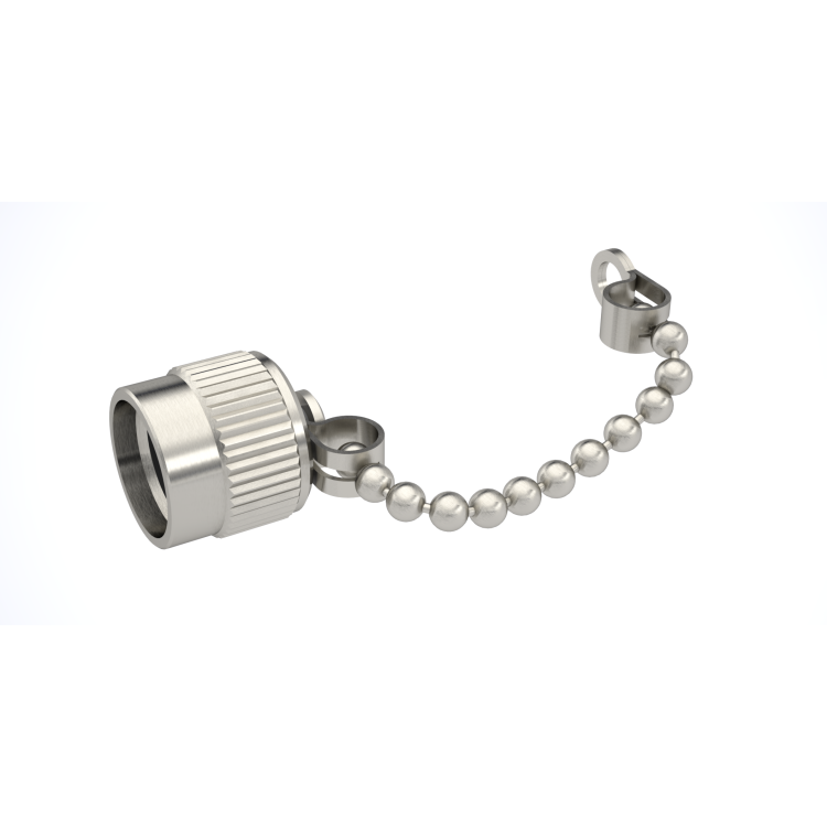 TNC / MALE DUST CAP WITH CHAIN