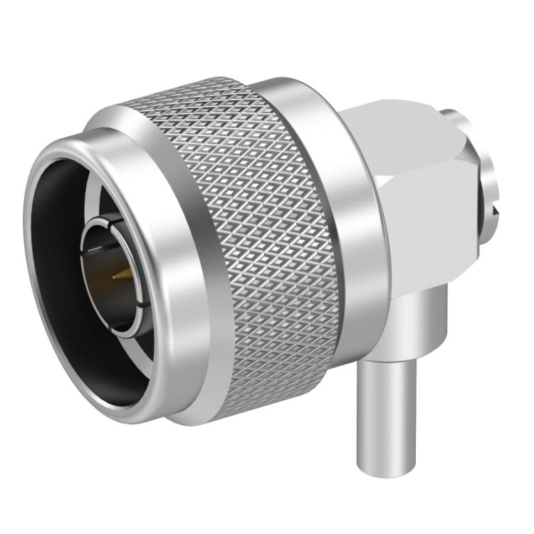 N / RIGHT ANGLE PLUG CRIMP TYPE CABLE 2.6/50 S
