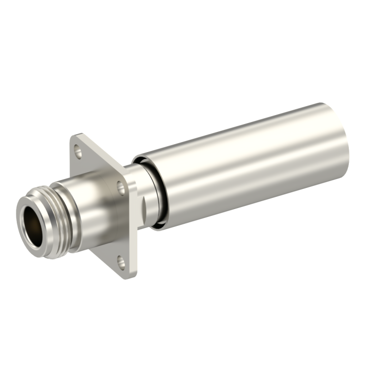 N / STRAIGHT SQUARE FLANGE JACK CRIMP TYPE - CABLE 5/50 D