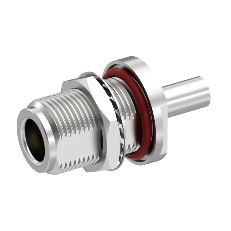 N / STRAIGHT BULKHEAD JACK PANEL SEAL FULL CRIMP-TYPE - CABLE 5/50 S