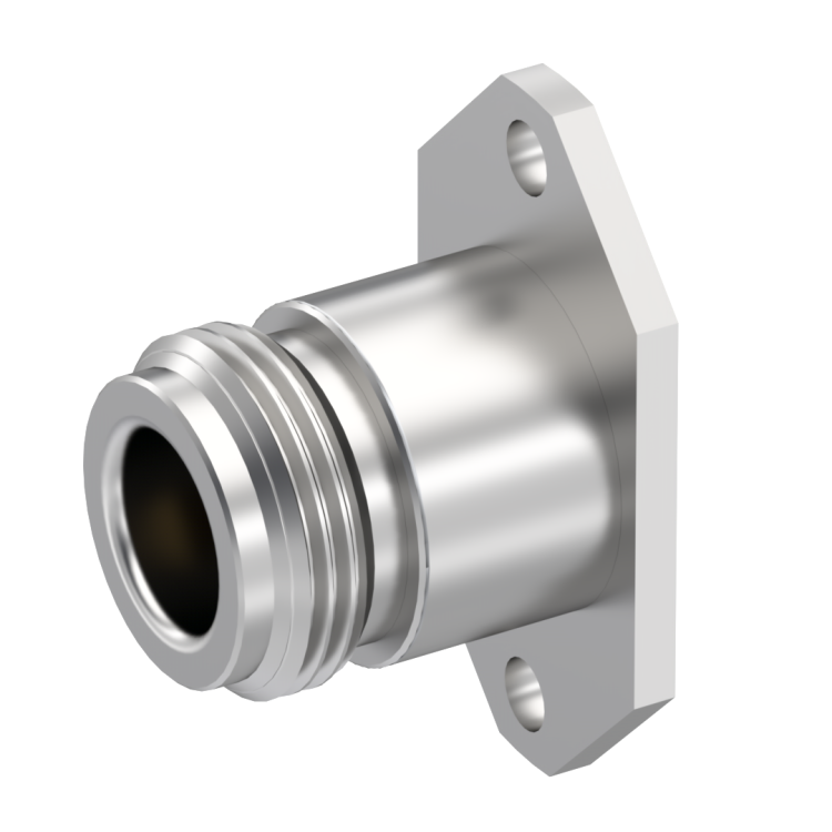 N / 2 HOLE FLANGE JACK RECEPTACLE WITH SPECIAL CONTACT