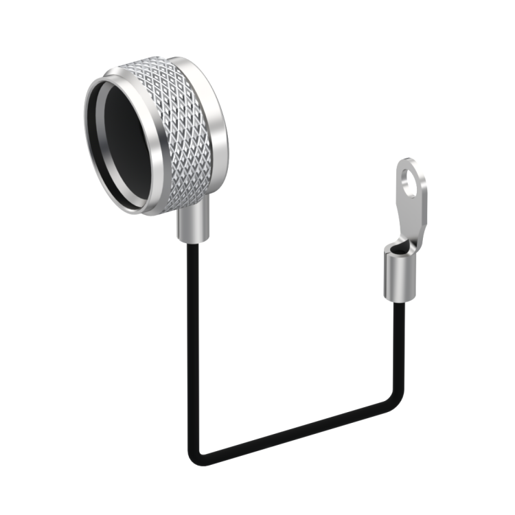 N / MALE DUST CAP WITH CORD
