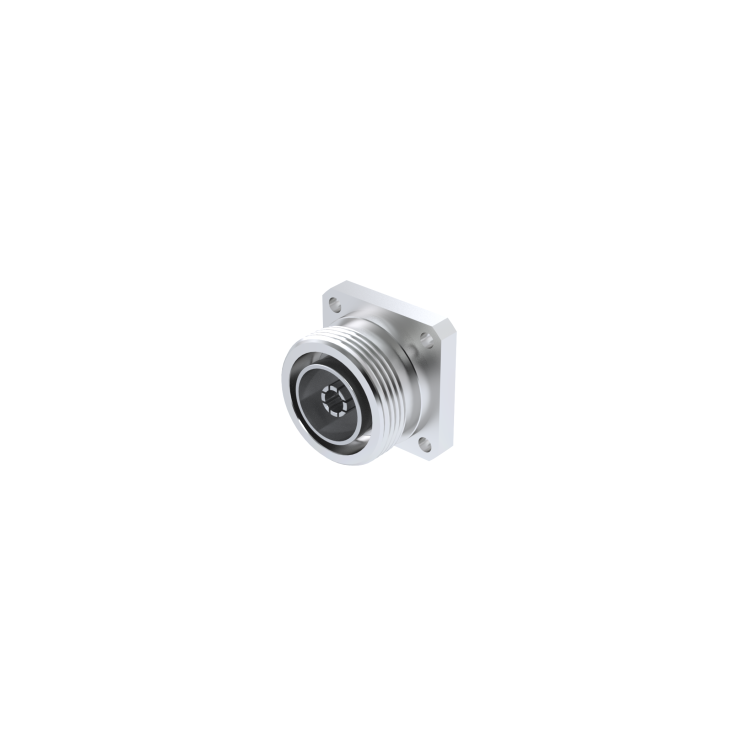 7-16 / SQUARE FLANGE JACK RECEPTACLE PANEL SEAL-WITH THREADED CONTACT M3
