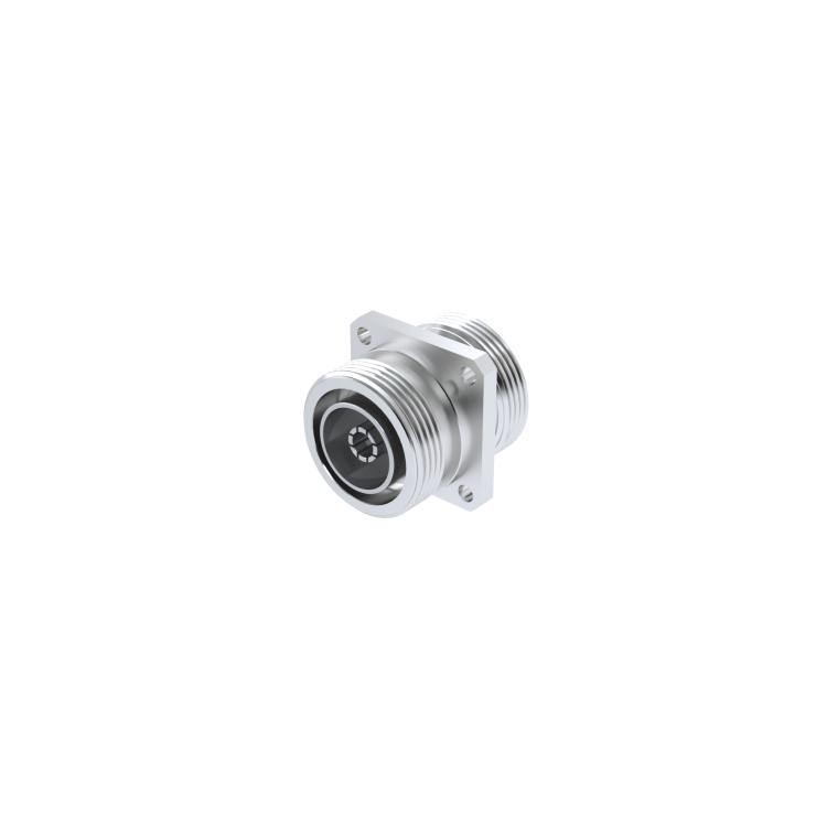 7-16 / FEMALE-FEMALE SQUARE FLANGE ADAPTER