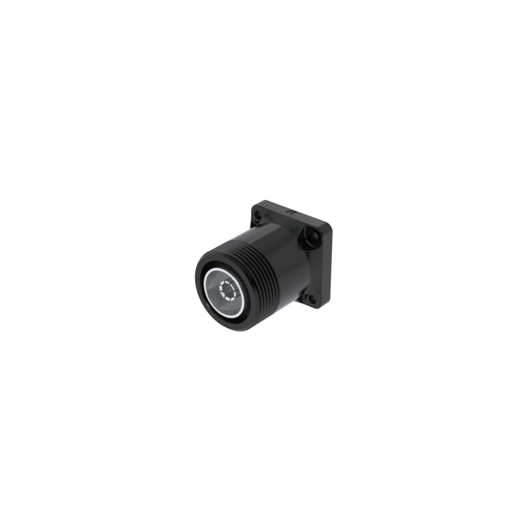 7-16 / COMPOSITE SQUARE FLANGE JACK RECEPTACLE PANEL SEAL - FRONT MOUNTING M3 SCREW