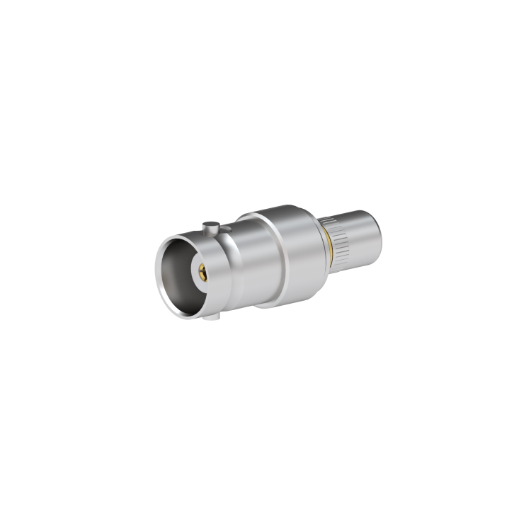 SMB FEMALE - BNC FEMALE STRAIGHT ADAPTER