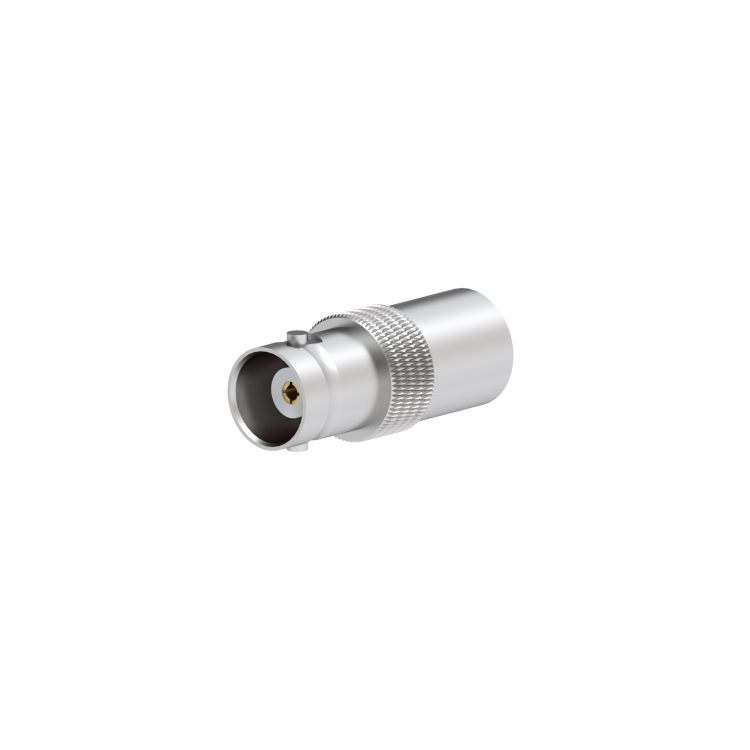 SMA FEMALE PUSH-ON - BNC FEMALE STRAIGHT ADAPTER