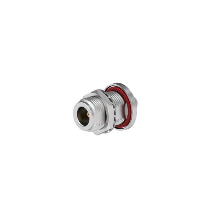 N FEMALE BULKHEAD - SMA FEMALE STRAIGHT PANEL SEAL+ INTERNAL ADAPTER