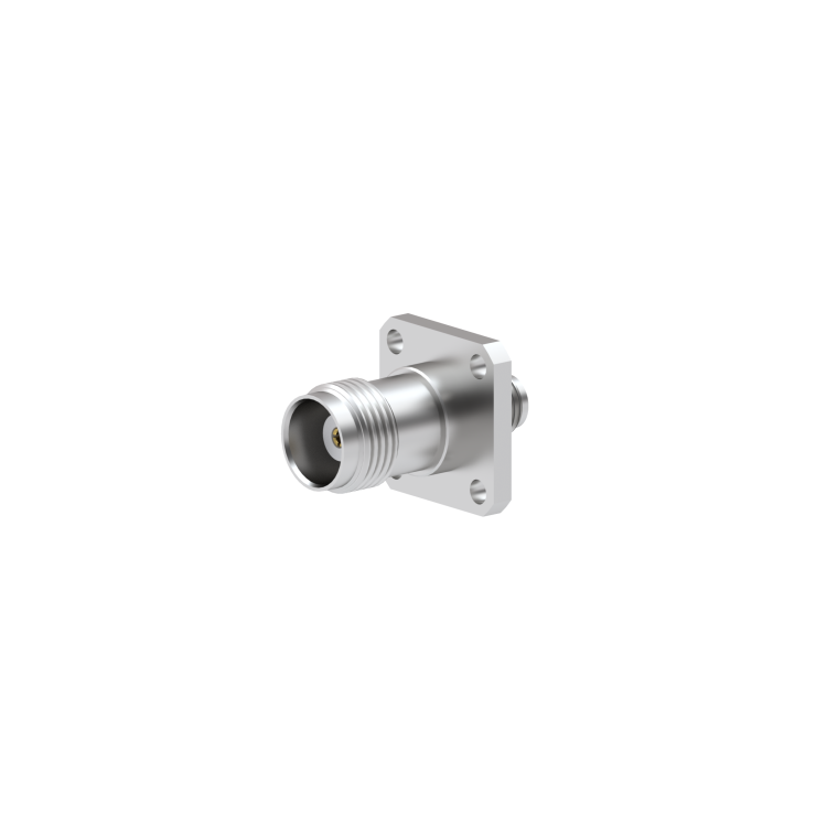 SMA FEMALE - TNC FEMALE SQUARE FLANGE STRAIGHT ADAPTER