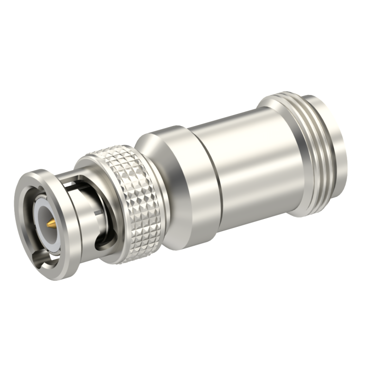 N FEMALE - BNC MALE STRAIGHT ADAPTER