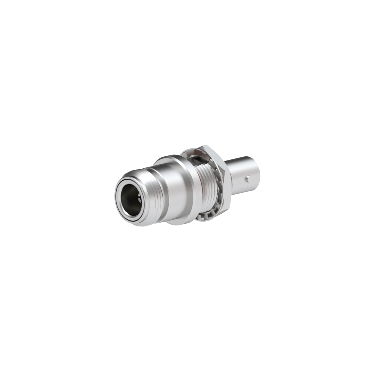 BNC FEMALE - N FEMALE BULKHEAD PANEL SEAL STRAIGHT ADAPTER