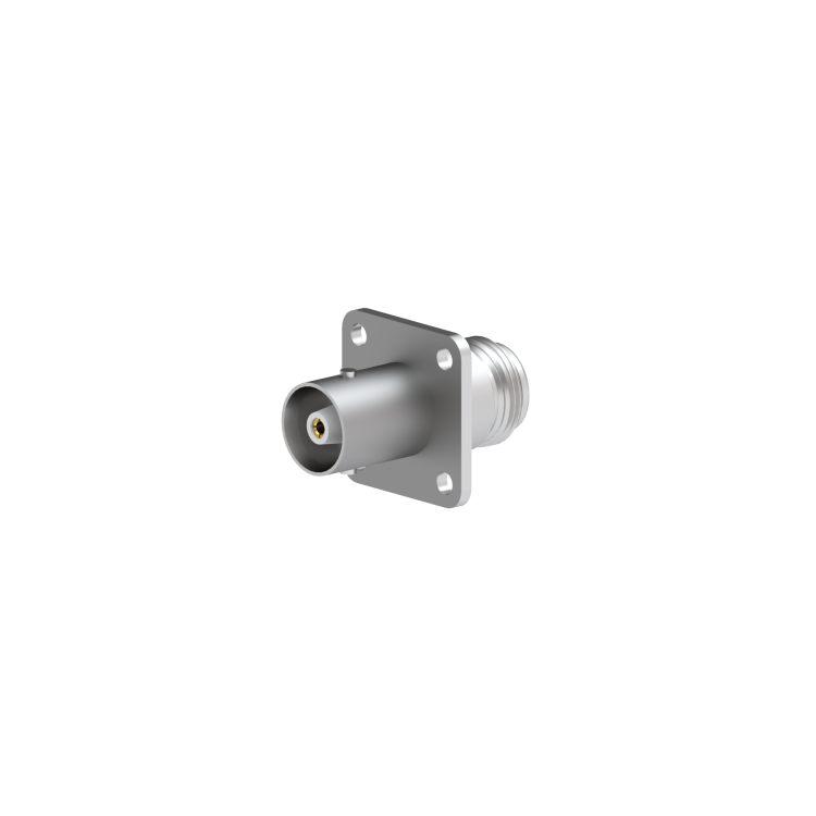 N FEMALE - C FEMALE SQUARE FLANGE STRAIGHT ADAPTER