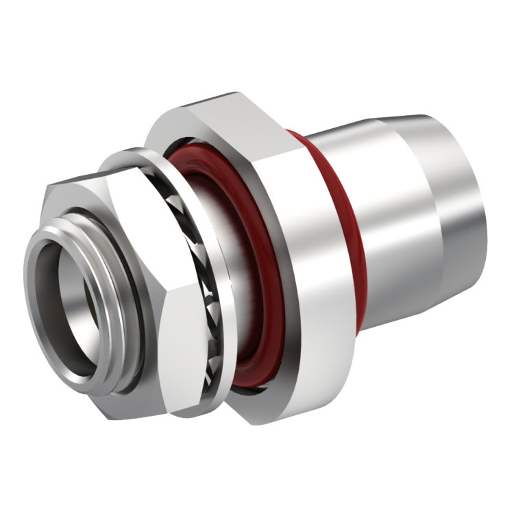 BMA MALE - SMP MALE BULKHEAD ADAPTER