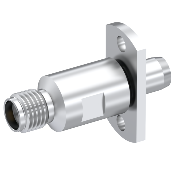 BMA FEMALE - SMA 3.5 FEMALE 2 HOLE FLANGE ADAPTER