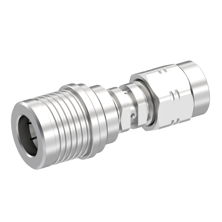 QMA MALE - SMA MALE STRAIGHT ADAPTER